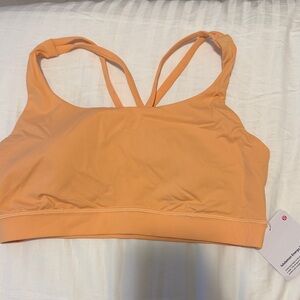 Lululemon energy bra rock melon